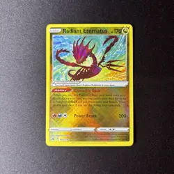 Pokemon Card Radiant Eternatus 105/159 Crown Zenith Radiant Rare NM - Image 1