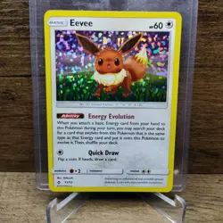 McDonald's 2018 Eevee Pokemon Card Holo 11/12 Card TCG - Image 1
