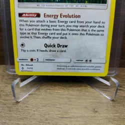 McDonald's 2018 Eevee Pokemon Card Holo 11/12 Card TCG - Image 2