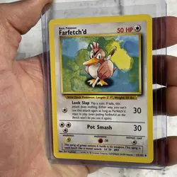 Farfetch'd Non-Holo 1999 WOTC Pokemon Card 27/102 Base Set Uncommon NM/MT - TCG - Image 2