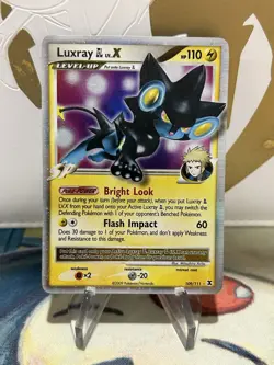 Luxray GL Lv.X 109/111 Platinum Rising Rivals Holo Pokemon Card NM - Image 1