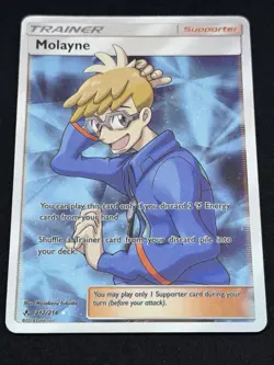 Molayne - 212/214 - Pokemon Unbroken Bonds Sun & Moon Full Art Rare Card NM - Image 1