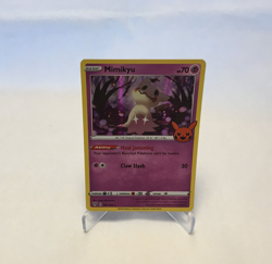 Pokemon Trading Card Game TCG Trick or Trade Mimikyu Stamped Holo 081/189 - Image 1