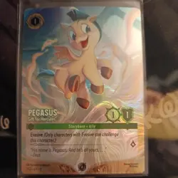 Disney Lorcana TCG Pegasus 1/C2 EN 9 Promo DLC Dortmund Holo NM - Image 1