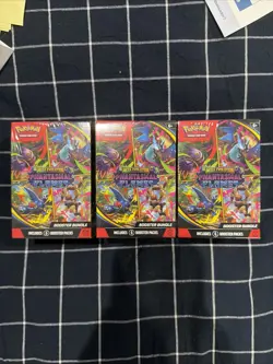 3x Lot Pokemon Phantasmal Flames Booster Bundle New Factory Sealed - Image 1