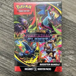Phantasmal Flames Booster Bundle Pokemon Mega Evolution factory sealed - Image 1