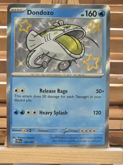 Dondozo 126/091 Shiny Rare - PAF EN Paldean Fates Pokemon - NM/M - Image 1
