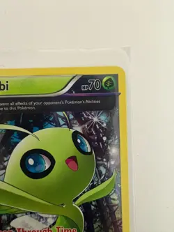 2015 Pokemon Celebi XY93 Black Star Promo Cosmos Holo BREAKthrough NM - Image 2