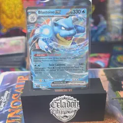 Pokemon TCG Blastoise ex 030/142 Shrouded Fable Ultra Rare Double Rare Holo NM - Image 1
