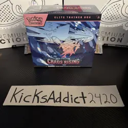 Pokemon TCG Chaos Rising Elite Trainer Box ETB Factory Sealed - Image 1
