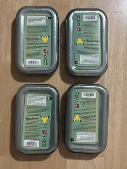 Pokemon Celebrations Mini Tin Lot (4) Empty 25th Anniversary – No Packs or Cards - Image 2