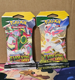2x Pokemon Evolving Skies Sleeved Booster Pack - New, Factory Sealed - Image 1