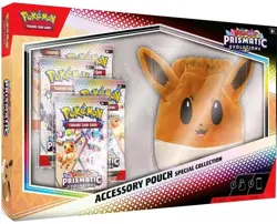 Pokemon Prismatic Evolutions Accessory Pouch Special Collection Sealed - Image 1