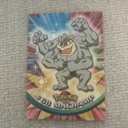 #68 Machamp, Pokemon TCG Red Logo Topps TV Animation Edition, Reg, NM - Image 1