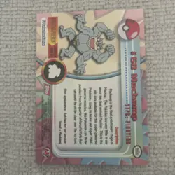 #68 Machamp, Pokemon TCG Red Logo Topps TV Animation Edition, Reg, NM - Image 2