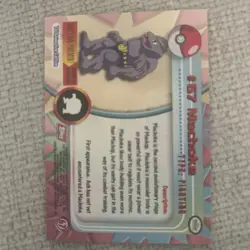 #67 Machoke, Pokemon TCG Red Logo Topps TV Animation Edition, Reg, NM - Image 2