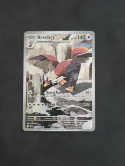 Pokemon TCG Braviary 155/086 Illustration Rare Black Bolt - NM - Image 1