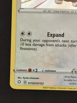 Pokemon Wooloo SV103/SV122 Shiny Rare SWSH Shining Fates Shiny Vault - NM - Image 4