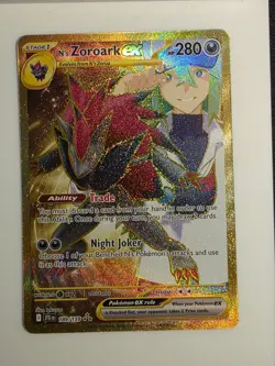 N's Zoroark ex 189/159 Hyper Rare Journey Together Pokemon Holo Lightly Played - Image 1