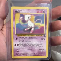 Mew #8 - Pokemon TCG - Wizards Promos - Black Star Promo - Non-Holo [NM!] - Image 1