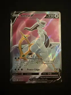 Pokemon Arceus V 165/172 Brilliant Stars Full Art Holo Ultra Rare 220HP - Image 1