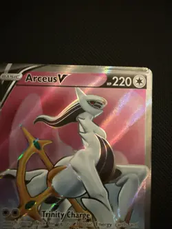 Pokemon Arceus V 165/172 Brilliant Stars Full Art Holo Ultra Rare 220HP - Image 3