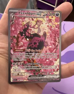 Pokemon Ascended Heroes Fezandipiti EX SIR 288/217 Full Art- NM English - Image 1