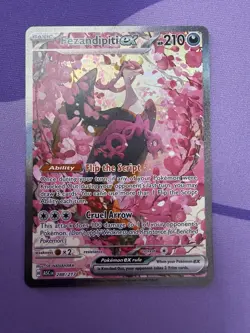 Pokemon Ascended Heroes Fezandipiti EX SIR 288/217 Full Art- NM English - Image 5