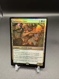 Magic: The Gathering Creature Faeburrow Elder Rare Regular MTG - Image 1