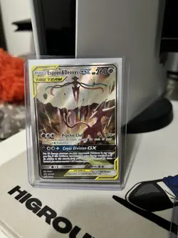 Pokemon TCG Espeon & Deoxys GX SM240 TAG TEAM GX Promo Holo 260 HP ENG - Image 1
