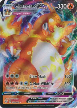 Charizard VMAX 020/189 Ultra Rare Darkness Ablaze Pokemon TCG - Image 1