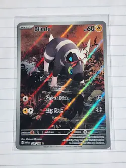 Pokemon TCG Blitzle Illustration Rare White Flare, Card 114/086 - Image 1