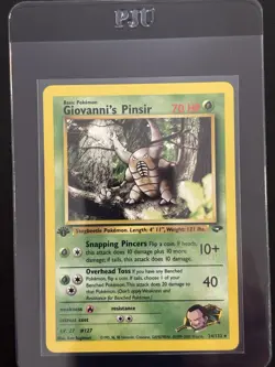 Pokemon Company Pokemon TCG Giovanni's Pinsir 24/132 Gym 1st Ed Rare HP70 - Image 1