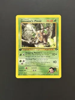 Pokemon Company Pokemon TCG Giovanni's Pinsir 24/132 Gym 1st Ed Rare HP70 - Image 2