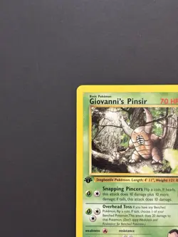 Pokemon Company Pokemon TCG Giovanni's Pinsir 24/132 Gym 1st Ed Rare HP70 - Image 4