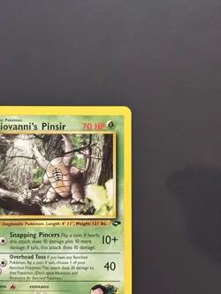 Pokemon Company Pokemon TCG Giovanni's Pinsir 24/132 Gym 1st Ed Rare HP70 - Image 5