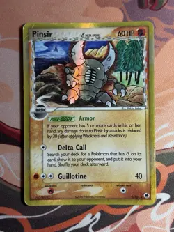 Pinsir 9/101 Delta Species Holo Rare Pokemon TCG Ex Dragon Frontiers Card MP - Image 2