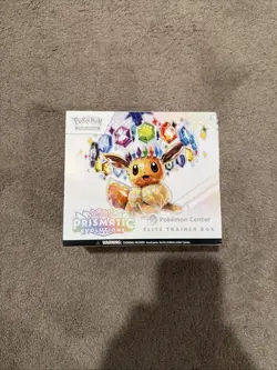 Prismatic Evolutions Pokemon Center Etb No Packs No Promo Have Everything Else - Image 1
