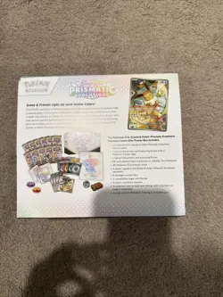 Prismatic Evolutions Pokemon Center Etb No Packs No Promo Have Everything Else - Image 4
