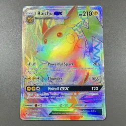 Raichu GX 75/73 shining legends rainbow rare! LP condition - Image 1