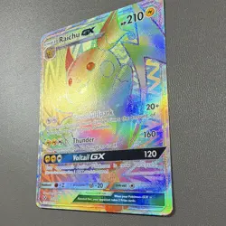Raichu GX 75/73 shining legends rainbow rare! LP condition - Image 2