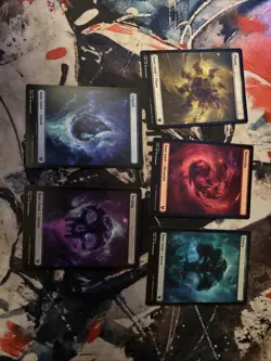 5 Lands Mtg Theros Beyond Death - Image 1