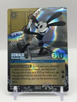 Disney Lorcana Oswald - The Lucky Rabbit D23 Collection EN 6 - Image 1