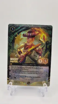 Woody Jungle Guide Foil Promo - Set Champs - Disney Lorcana - Image 1