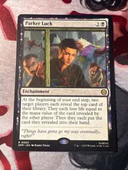 Parker Luck Marvel's Spider-Man Regular (SPM) MTG RARE 0060 NM - Image 1