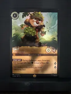 Disney Lorcana Dale Legendary- Ready for His Shot 22/204 EN Foil Wilds Unknown - Image 3