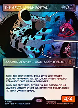 The Spot, Living Portal (Borderless) 231 MTG Marvel's Spider-Man FOIL NM/M - Image 1