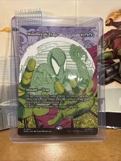 NM Borderless Mindbreak Trap, MTG, Marvel's Spider-Man, Magic the Gathering, - Image 1