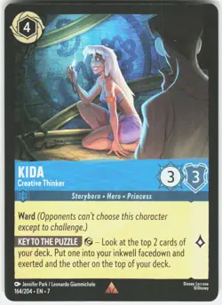 Kida Creative Thinker 164/204 Archazia's Island Disney Lorcana - Image 1