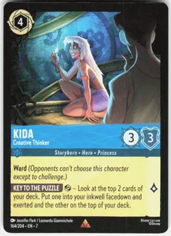 Kida Creative Thinker 164/204 Archazia's Island Disney Lorcana - Image 1